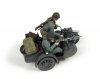 Zvezda 3717 German Motocycle Zündapp K800 with sidecar and crew 1/35